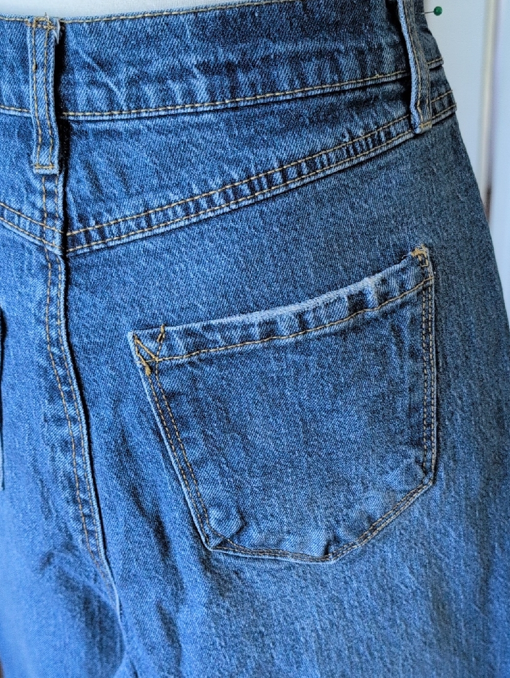 Kensie The Izzy High Rise Relaxed Straight Jeans Size 6 - Picture 7 of 12